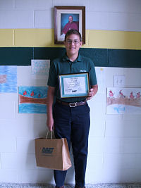 Clayton Carlson - 7th Grade Winner photo
