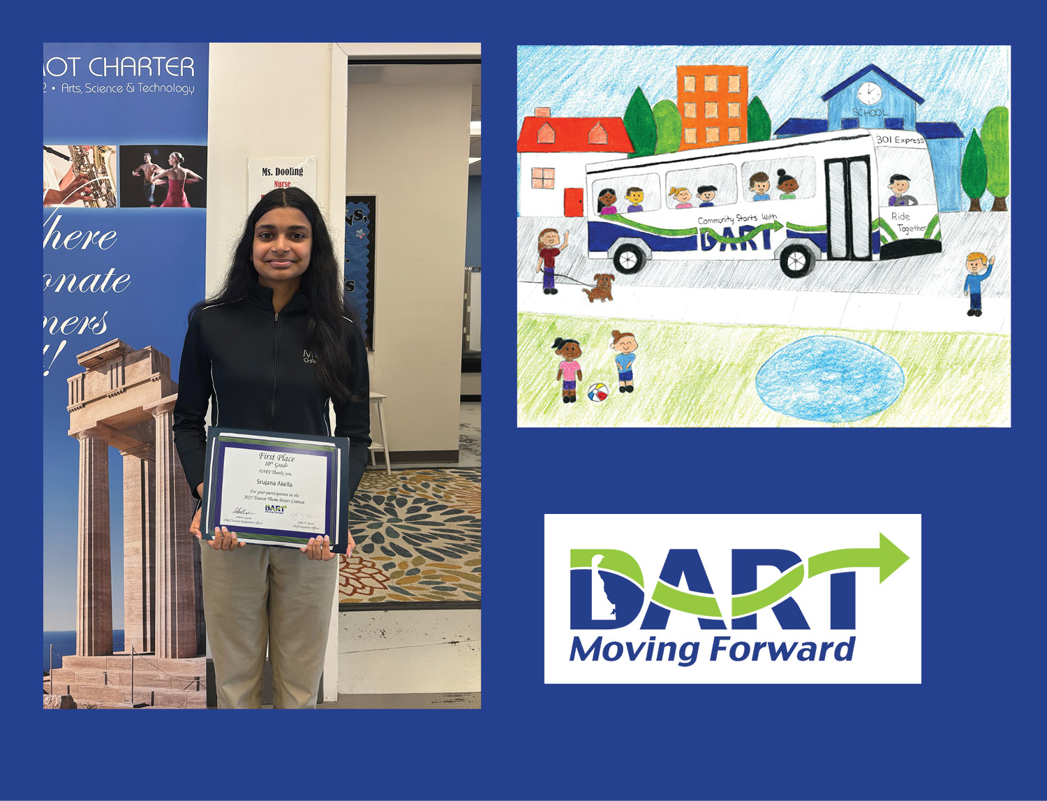 Dart Contest 10th Grade winner - Srujana Akella, The Charter School of Wilmington