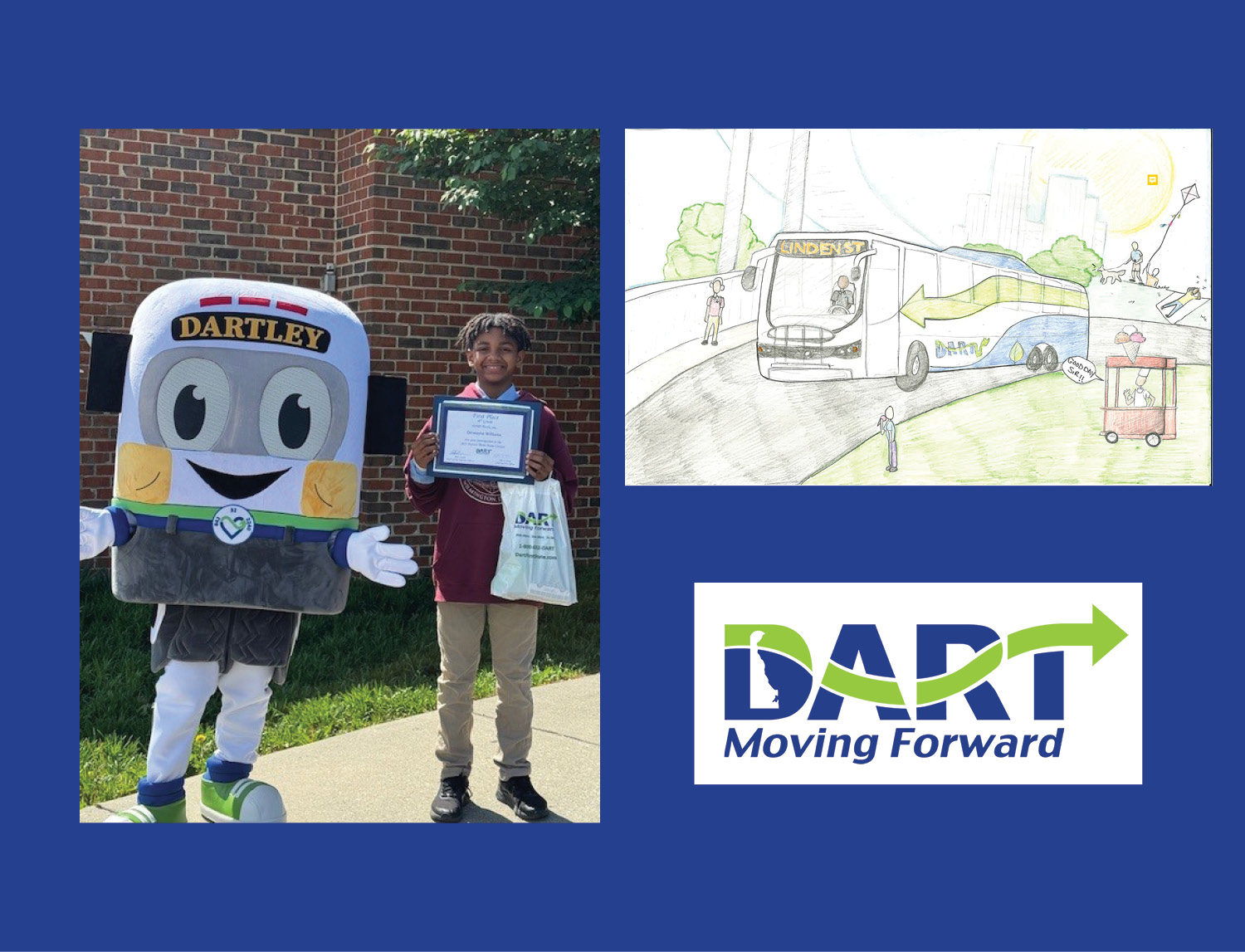 Dart Contest 6th Grade winner - Dewayne Williams, Nativity Preparatory School