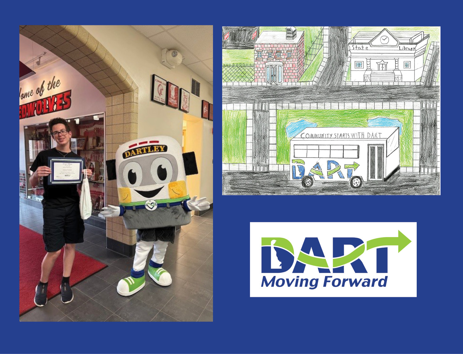 Dart Contest 7th Grade winner - Easton Parker - Conrad Middle School of Science