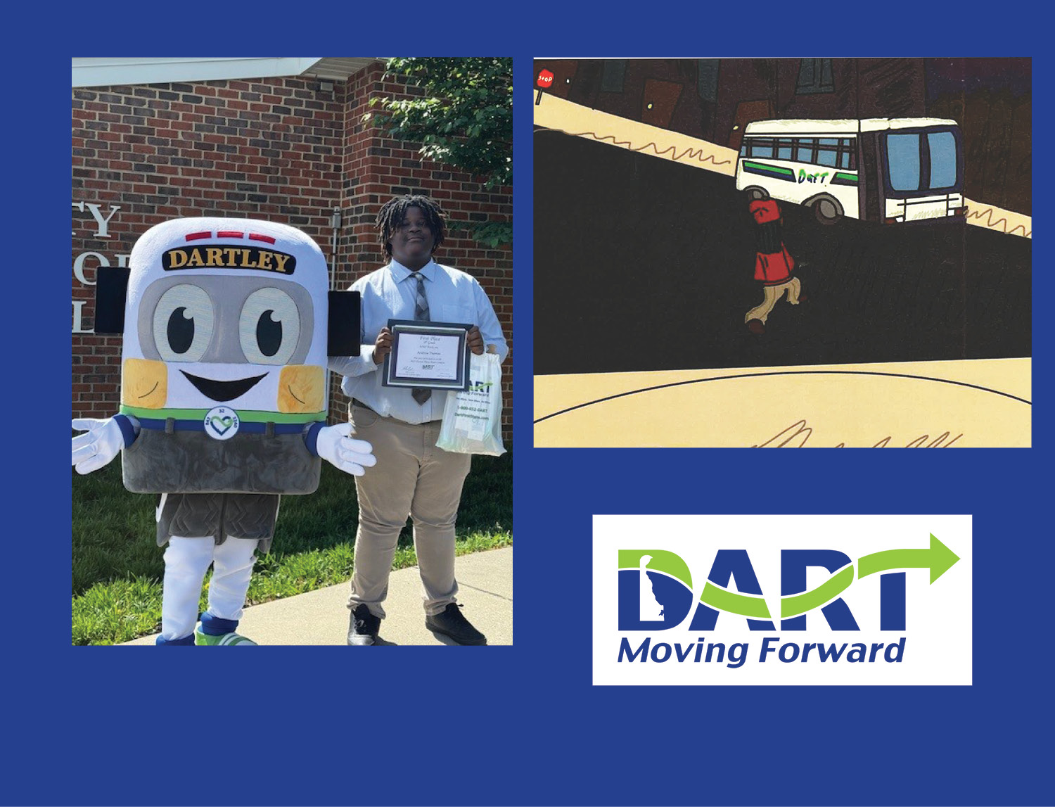 Dart Contest 8th Grade winner - Andrew Thomas, Nativity Preparatory School
