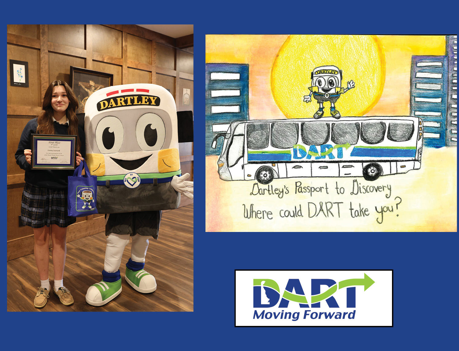 Dart Contest 9th Grade winner - Emmy Leonard, Holy Cross High School