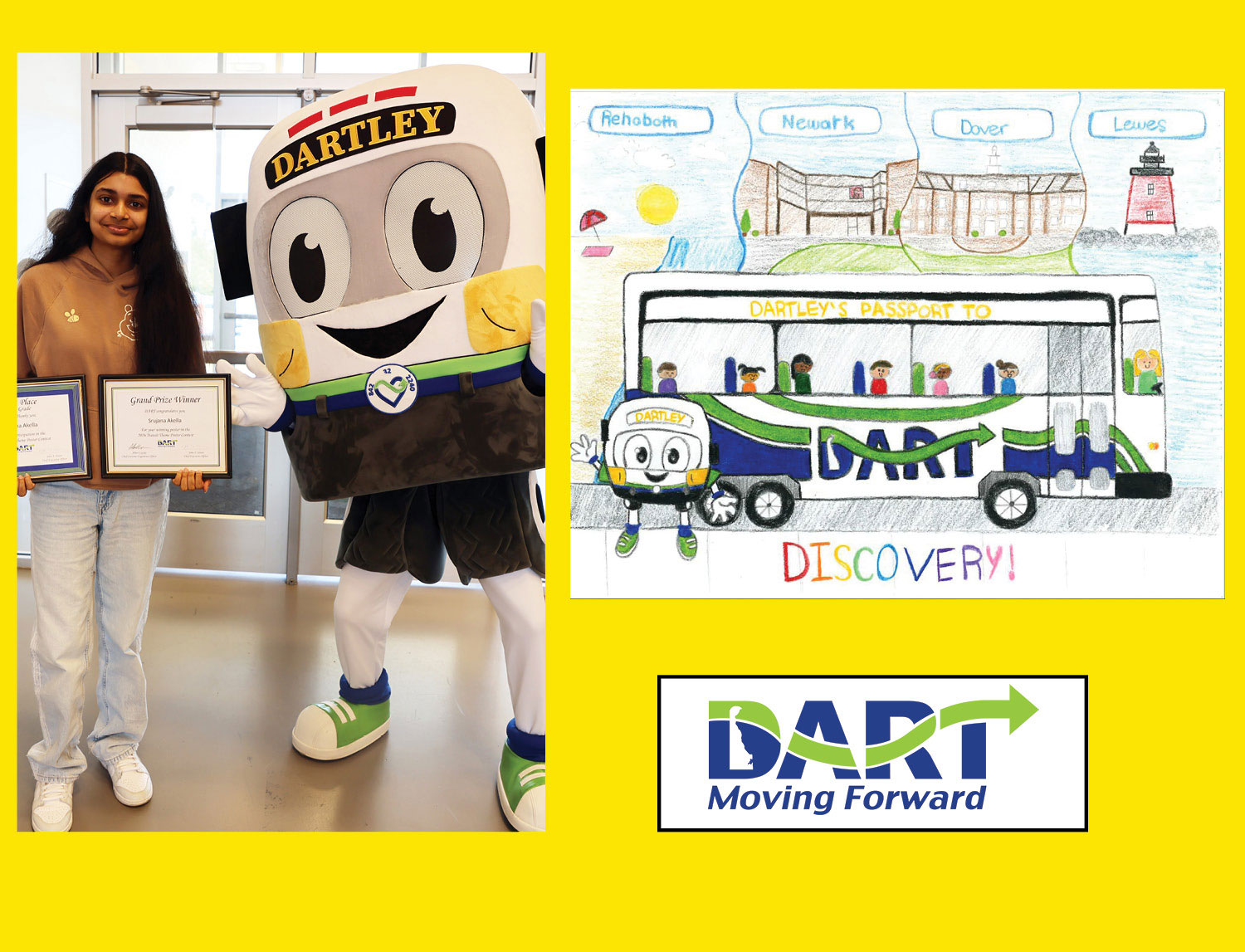 Dart contest Grand Prize Winner - Surjana Akella - 11th Grade MOT Charter School